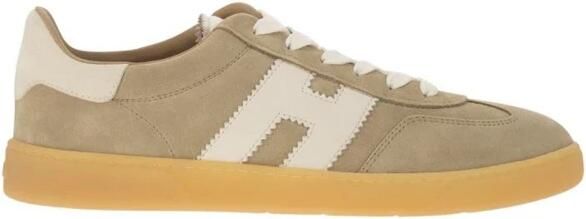 Hogan Suede en Leren Lage Sneakers
