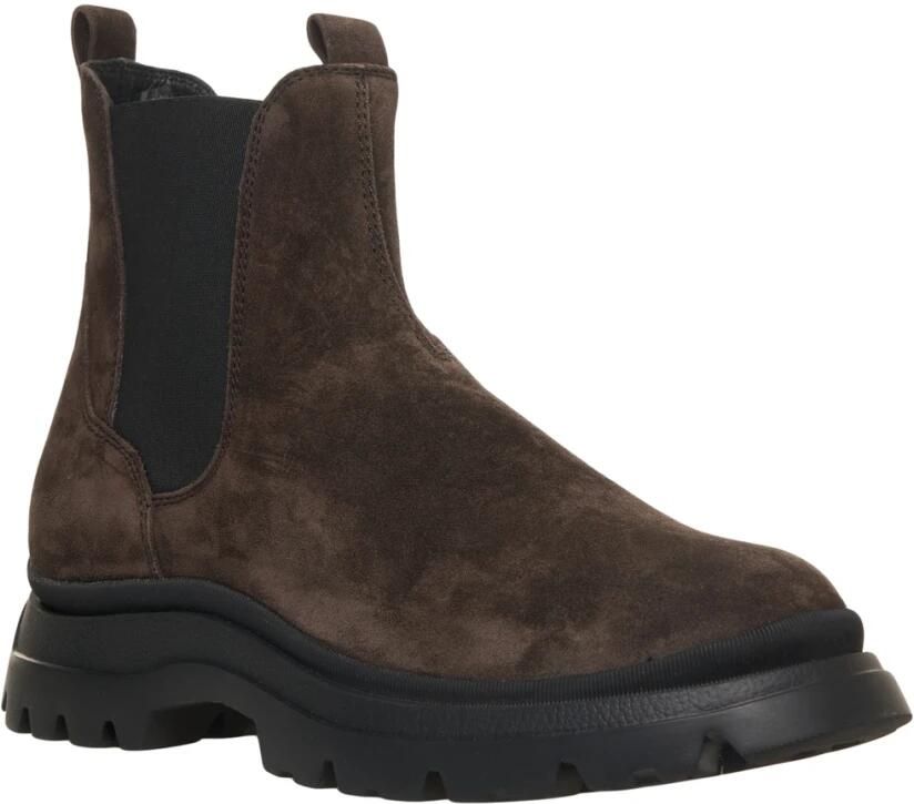 Hogan Suède Enkellaarzen Marrone Aw25