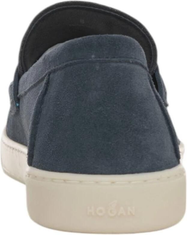 Hogan Suède loafers met rubberen zool - Foto 4