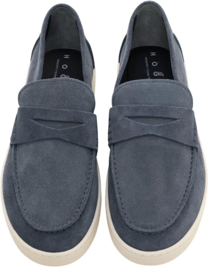 Hogan Suède loafers met rubberen zool - Foto 2