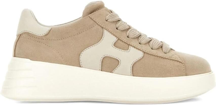 Hogan Suede Platform Lace-Up Sneakers