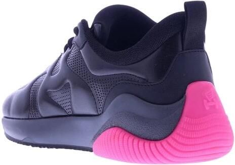 Hogan Stijlvolle synthetisch leren sneakers Zwart Dames