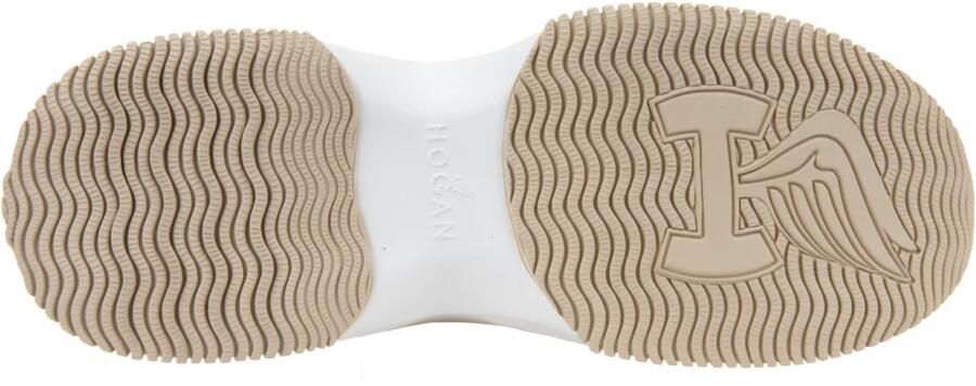 Hogan Veterschoenen voor dames van stof en leer