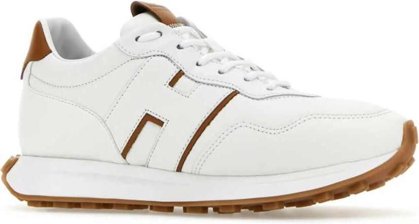 Hogan Witte Leren Sneakers