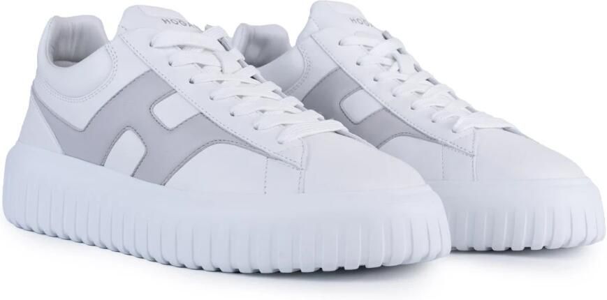 Hogan Witte Leren Sneakers met Contrast Logo - Foto 2