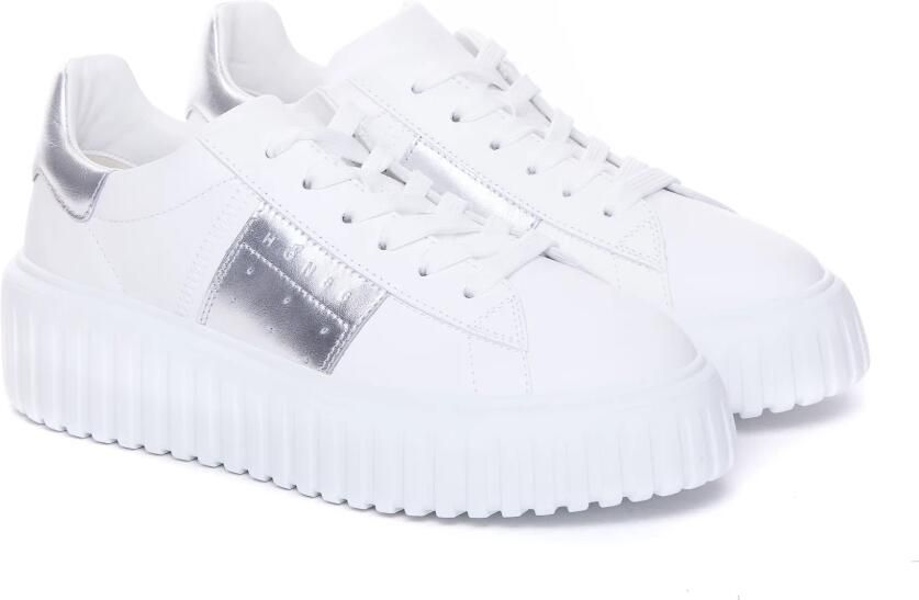 Hogan Witte Plateau Sneakers