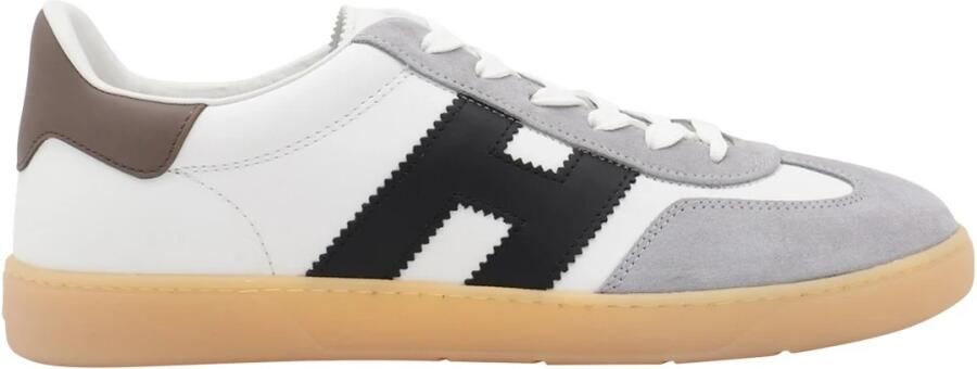 Hogan Witte Sneakers met Logo Detail
