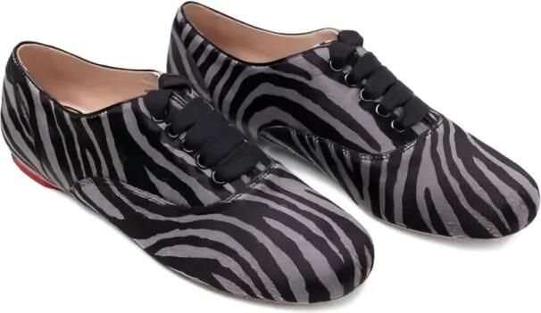 Hogan Zebra-Print Lace-Up Sneakers - Foto 2