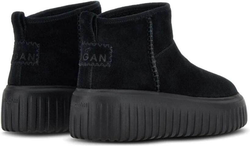 Hogan Zwarte Enkellaarsjes Sue Booty Black Dames