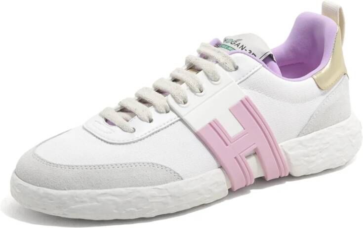 Hogan Hoge kwaliteit leren sneakers voor vrouwen Roze Dames