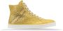 Hogan Hoge Top Leren Sneakers met Zilveren Metalen Details - Thumbnail 1