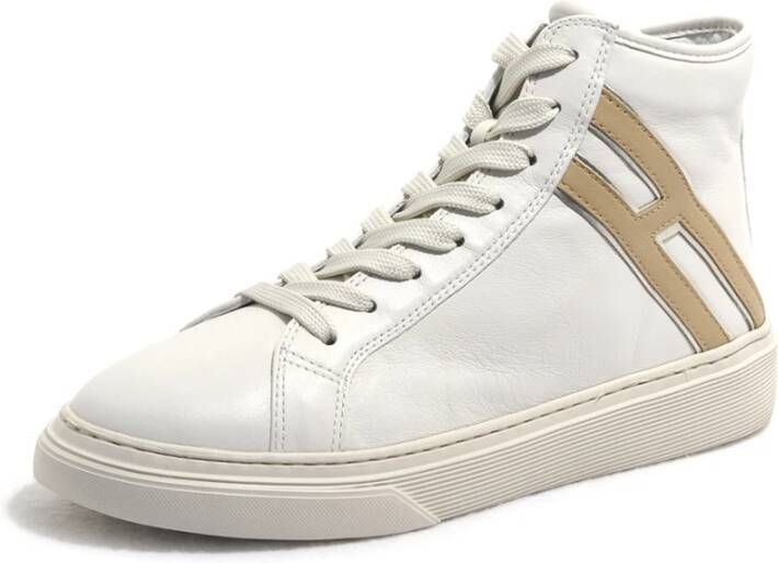 Hogan Hoge Top Sneakers voor Dames Beige Dames