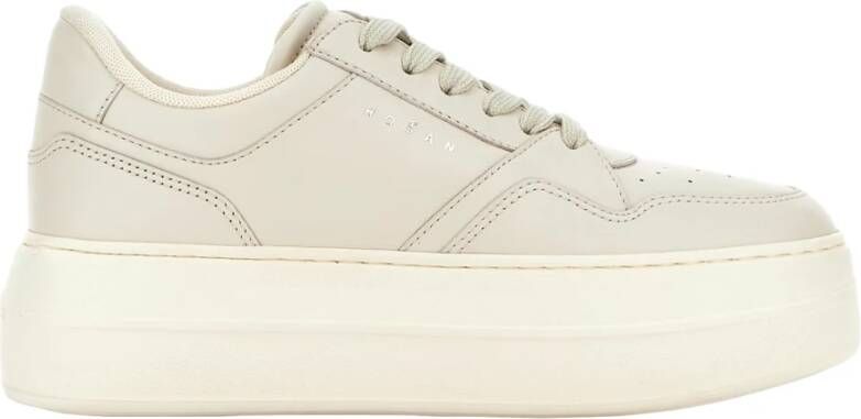 Hogan Hoge zool witte sneakers