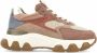 Hogan Hyperactive Rosa Suède Sneakers Beige Dames - Thumbnail 6