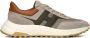HOGAN Lage Sneakers Heren Hyperlight Allac Nuova Maat: 43 43 5 Materiaal: Leer Kleur: Beige - Thumbnail 1
