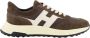 HOGAN Lage Sneakers Heren Hyperlight Allac Nuova H Maat: 39 5 Materiaal: Suède Kleur: Bruin - Thumbnail 1