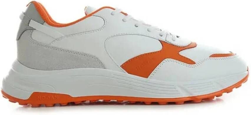 Hogan Hyperlight Leren en Suède Sneakers Oranje Heren