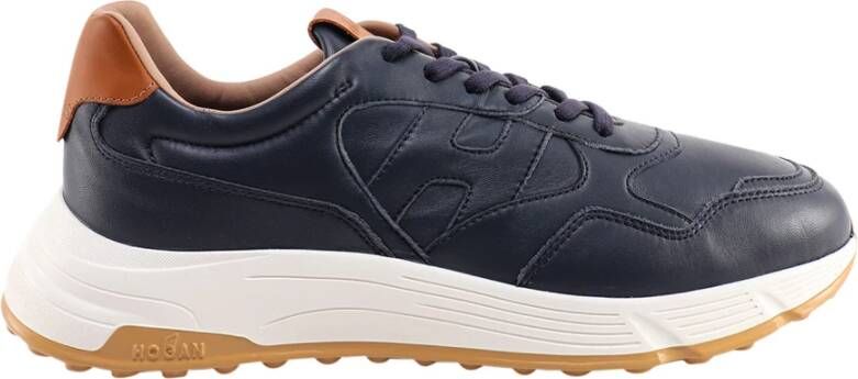 Hogan Hyperlight Leren Sneakers Blauw Heren