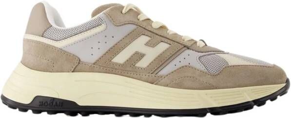 HOGAN Lage Sneakers Heren Hyperlight Allacciato Maat: 48 5 Materiaal: Suède Kleur: Wit