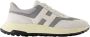 Hogan Hyperlight Leren Sneakers Wit Multicolor Heren - Thumbnail 1
