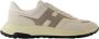 HOGAN Lage Sneakers Heren Hyperlight Allac Nuova Maat: 11 Materiaal: Leer Kleur: Creme - Thumbnail 1