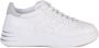 HOGAN Lage Sneakers Dames Rebel H564 Allacciato Maat: 38 Materiaal: Leer Kleur: Wit - Thumbnail 1