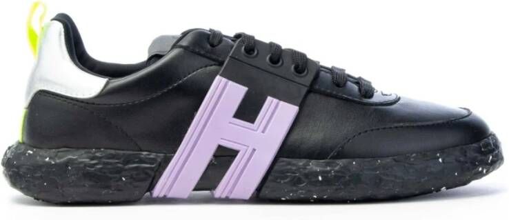 Hogan Innovatieve Duurzame Sneaker voor Vrouwen Zwart Dames
