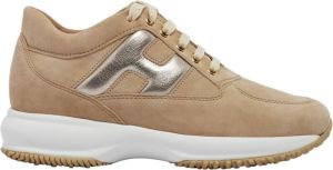 Hogan Interactieve Sneaker Hxw00N0S360S9R Beige Dames