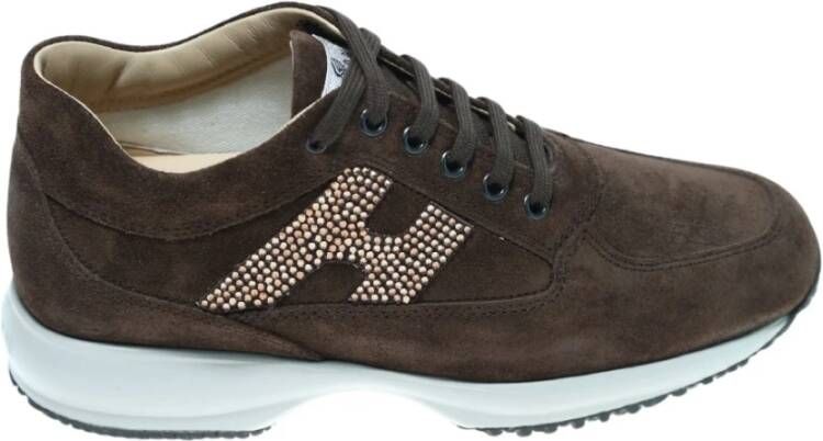 Hogan Interactieve Sneaker met Strass Detail