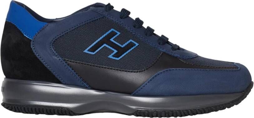 Hogan Interactieve Sneakers Verhoog je Sneaker Game Blauw Heren