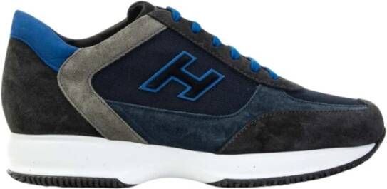 Hogan Interactive Herensneakers Tijdloos Icoon met Elegant Design Blue Heren