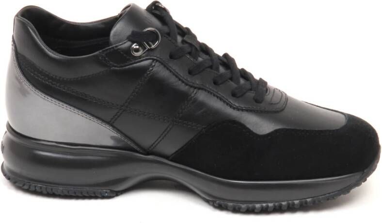 Hogan Interactive leren schoenen met H-stiksels