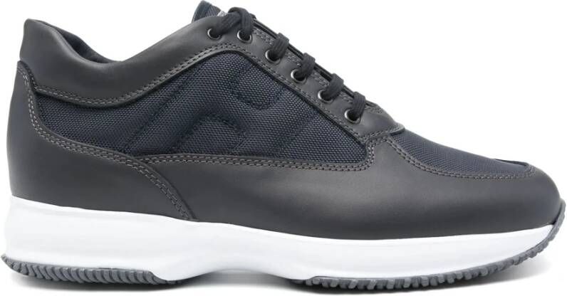 Hogan Interactive Sneakers met Stoffen Inzetstukken