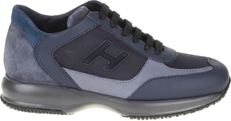 Hogan Interactive Suede Flat Shoes