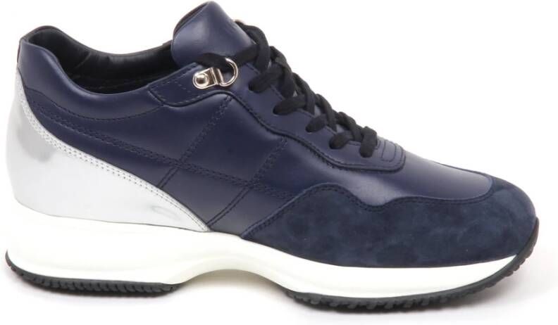 Hogan Interactive Zilveren Schoenen met H-Stiksels