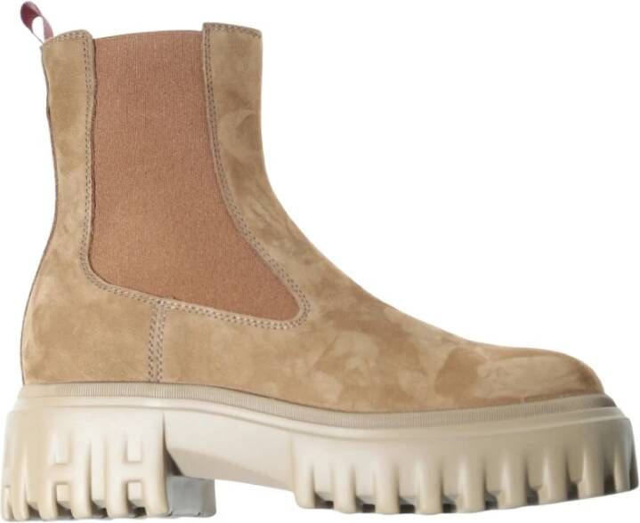 Hogan Italiaanse Chelsea Boots in Suède
