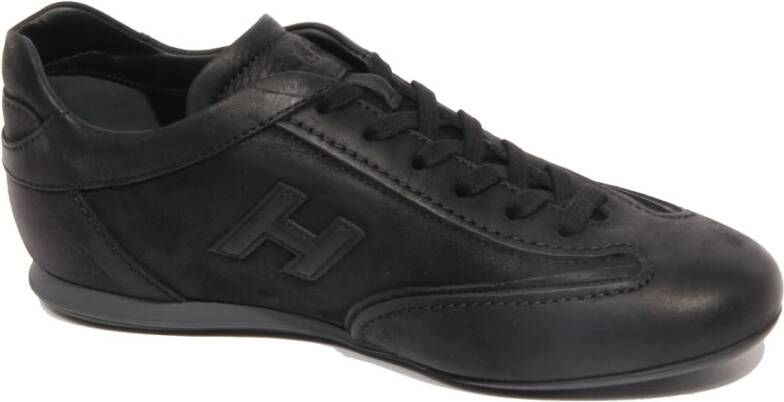 Hogan Italiaanse Leren Schoen Olympia Model