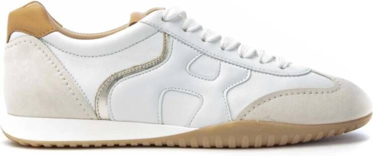 Hogan Italiaanse Leren Sneakers voor Vrouwen White Dames