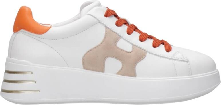 Hogan Italiaanse Nappa Leren Sneakers White Dames