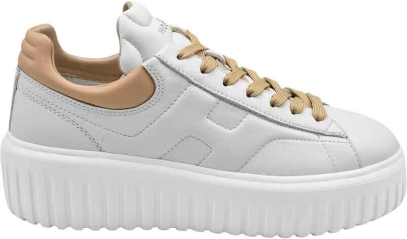 Hogan Ivoor Kant Platte Schoenen