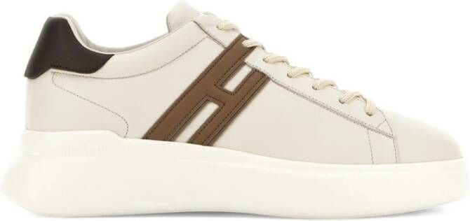 Hogan Ivoor Leren Sneakers