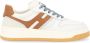 Hogan Ivoorleren sneakers met leren details White Dames - Thumbnail 1