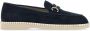 Hogan Klassieke Suede Moccasin Loafers Blue Dames - Thumbnail 2