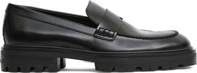 Hogan Klassieke Zwarte Loafer Schoenen