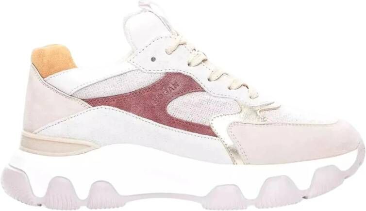 Hogan Kleurrijke Suède Sneakers Ronde Neus