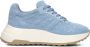 HOGAN Lage Sneakers Dames H669 Allacciato Maat: 38 Materiaal: Textiel Kleur: Blauw - Thumbnail 1