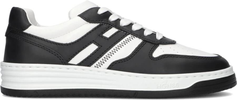 HOGAN Lage Sneakers Dames Hxw6300eu50 Maat: 40 Materiaal: Leer Kleur: Zwart
