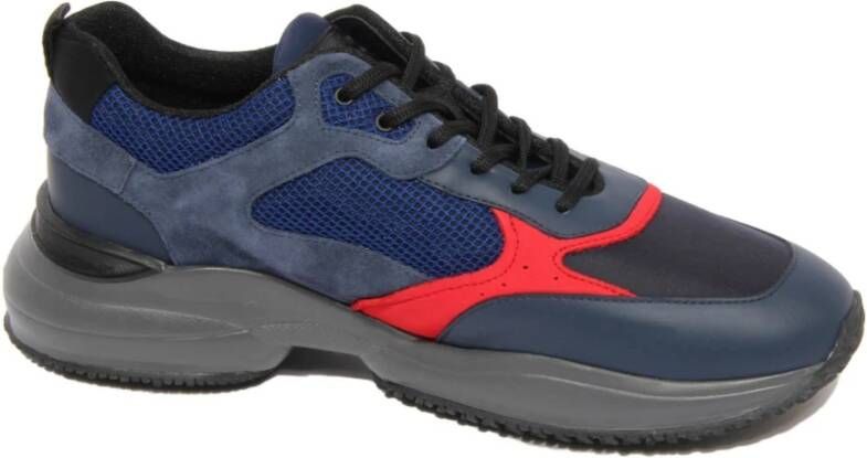 Hogan Leder Stof Interactie Schoenen met Memory Foam