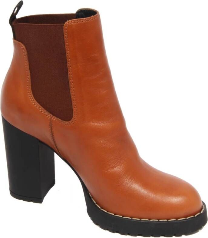 Hogan Leren Chelsea Boots Gemaakt in Italië