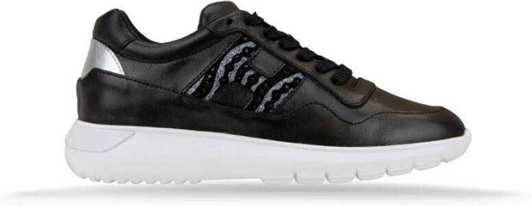 Hogan Leren damessneakers met veters